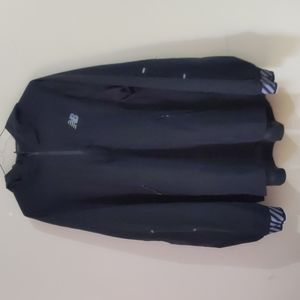 New Balance 3/4 zip running rain jacket